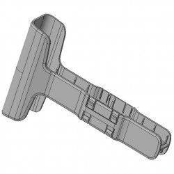 Zebra ET4X Optional T-adapter for 8_ ET40, ET45 for use in ET4X Four Slot Cradle (Pack of 4) (Accommodates 8in tablet,  Exoskeleton, Payment Terminals, Expansion Backs)