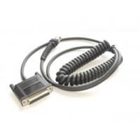 Datalogic RS-232, 25P, Female, Coiled