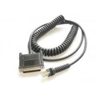 Datalogic RS-232, 25P, Male, Coiled