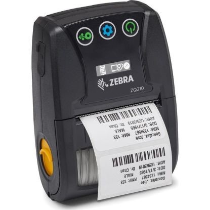 Zebra ZQ210 label printer Direct thermal 203 x 203 DPI 60 mm/sec Wireless Bluetooth